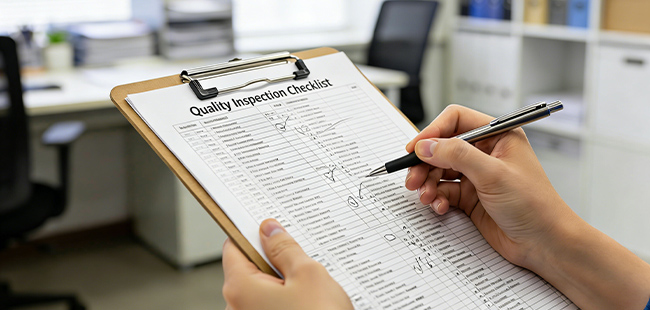Quality Inspection Checklist
